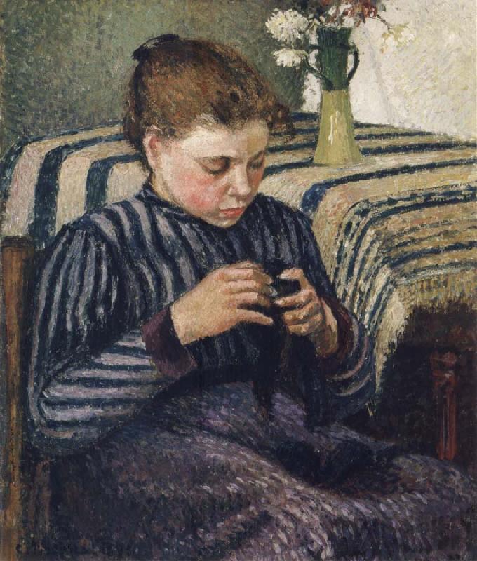 Camille Pissarro Woman sewing